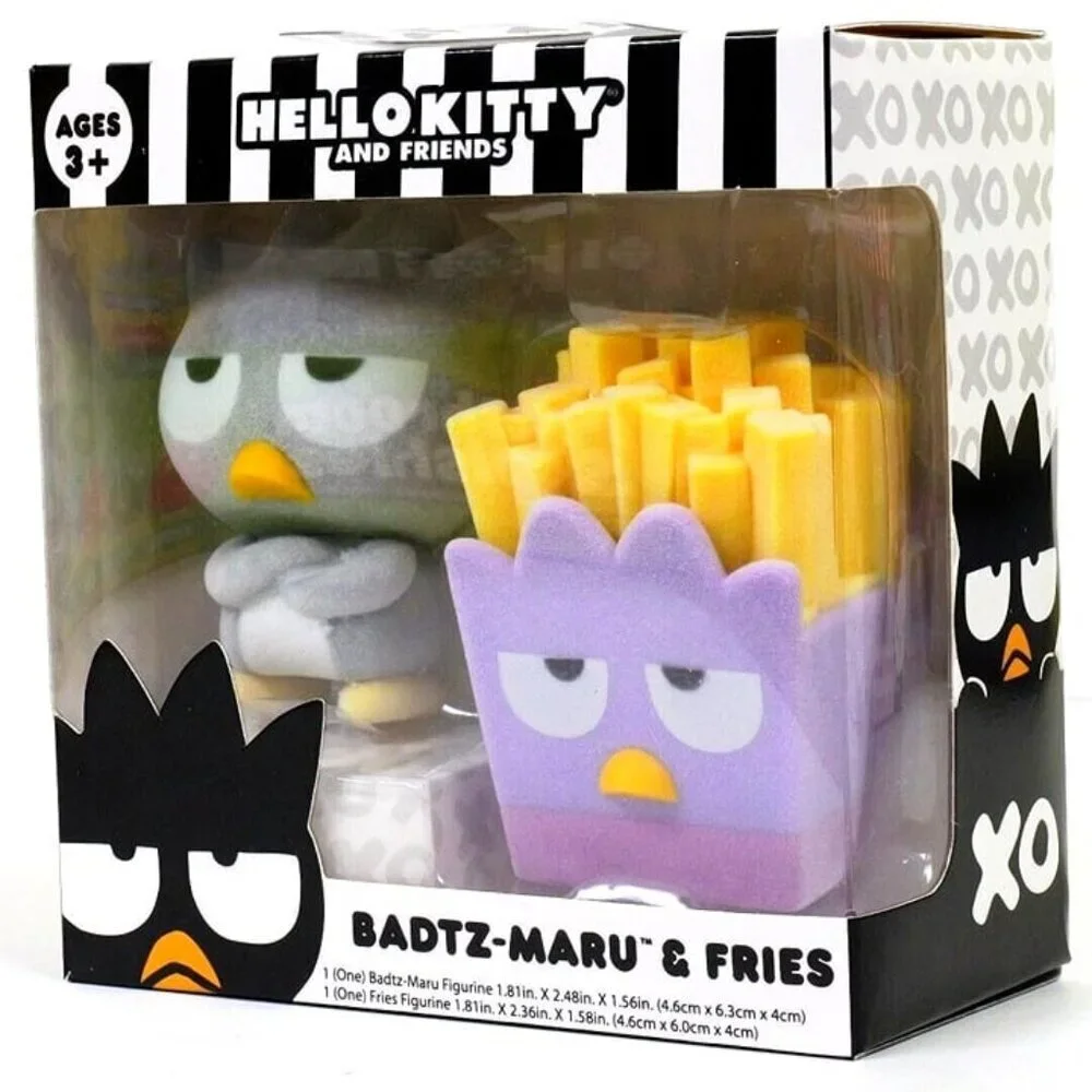 Sanrio Hello‎ Kitty and Friends - Badtz-Maru & Fries - Flocked